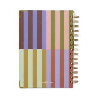 Undated 13 Mo Perpetual Planner - Bold Stripe