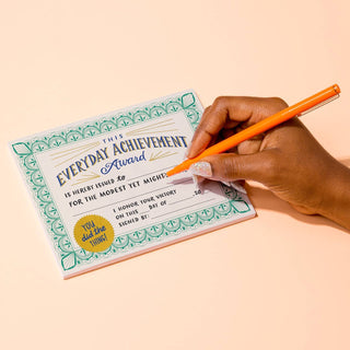 Everyday Achievement Certificate Notepad (Refresh)