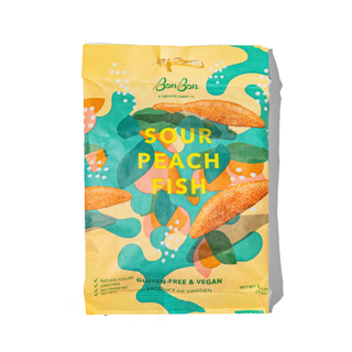 BonBon - A Swedish Candy Co - Sour Peach Fish - Swedish Candy 5.2oz (150g)