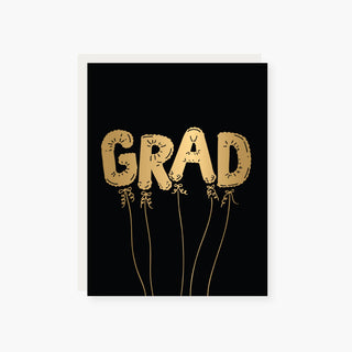 Grad Balloon Graduation Card