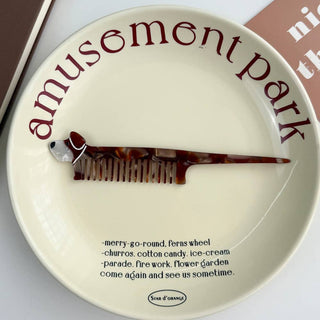 Whimsical Animal Acetate Combs，Vegetable Portable Hair Tools