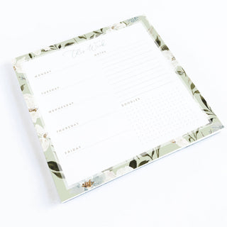 Tranquility Weekly Notepad