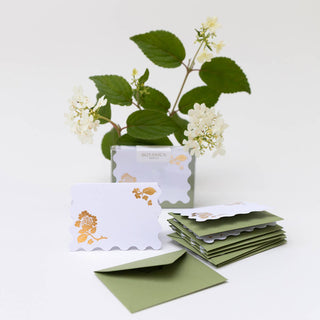 GOLD VIBURNUM | mini boxed cards of 8