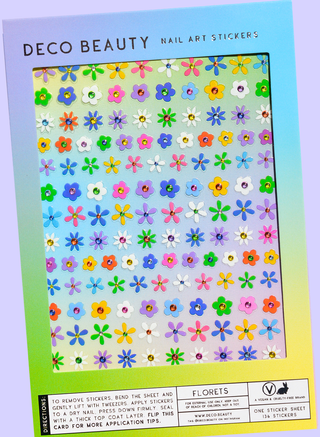 Deco Beauty - Nail Art Stickers - FLORETS