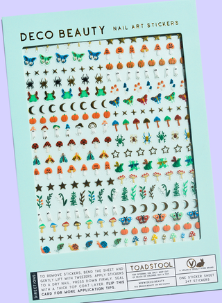 Deco Beauty - Nail Art Stickers - TOADSTOOL