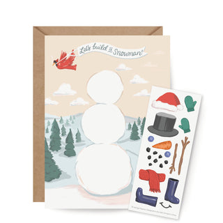 Build a Snowman Card