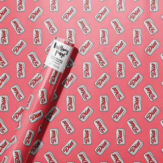 Diet Coke Can Wrapping Paper Roll