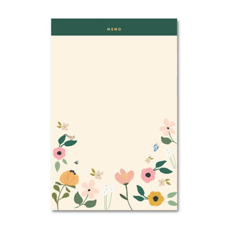 Floral Garden Memo Notepad