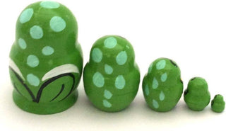 Mini Frog Nesting Doll 5pc/1.25"