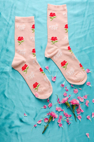F*ck Off Rose Socks