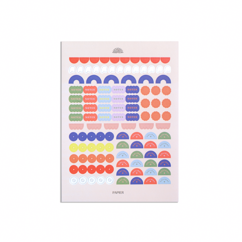 Planner Stickers Silver