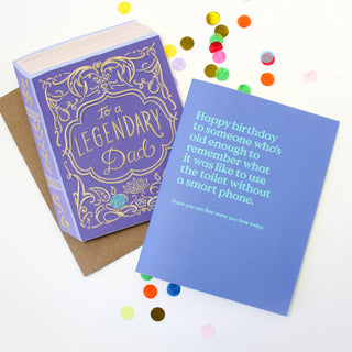 Legendary Dad Father's Day Card