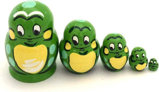 Mini Frog Nesting Doll 5pc/1.25"