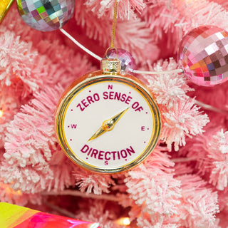 Zero Sense of Direction - Compass Ornament