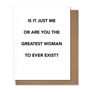 Greatest Woman - Mother's Day Card