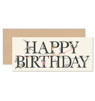 Happy Birthday Floral Card