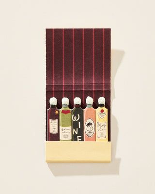 Wine Printed Stem Matchbook
