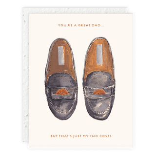 Penny Loafers - Father's Day Card