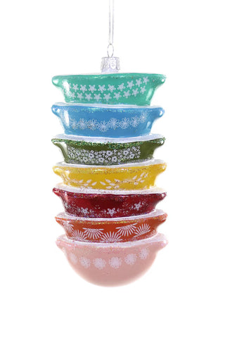 Rainbow Mixing Bowl Ornament