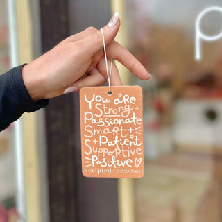 Scripted & Polished Air Freshener