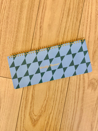 Weekly Planner Pad - Blue + Navy
