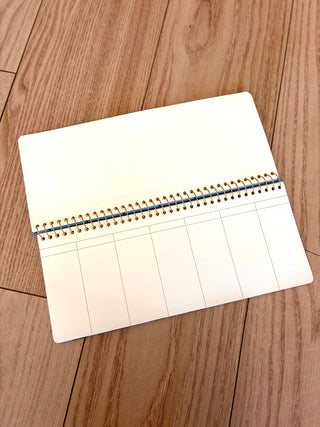 Weekly Planner Pad - Blue + Navy
