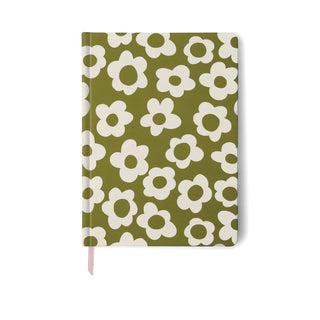 Green Groovy Jumbo Soft Touch Journal