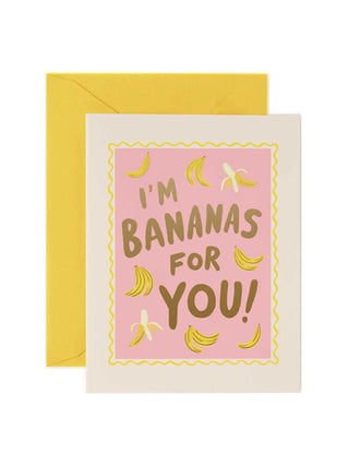 Bananas For You Card