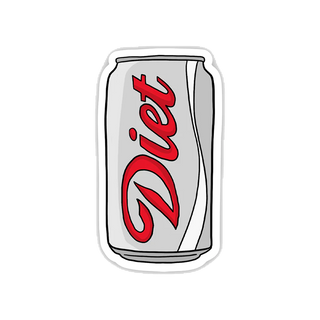 Diet Soda Can Sticker
