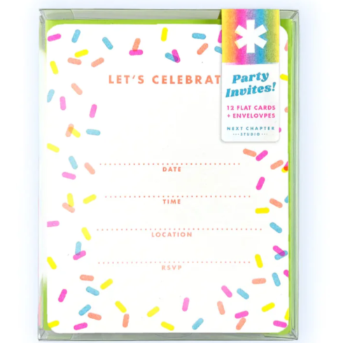 Fill in the Blank Riso Party Invites