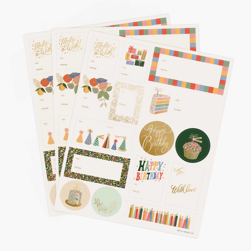 Birthday Gift Stickers