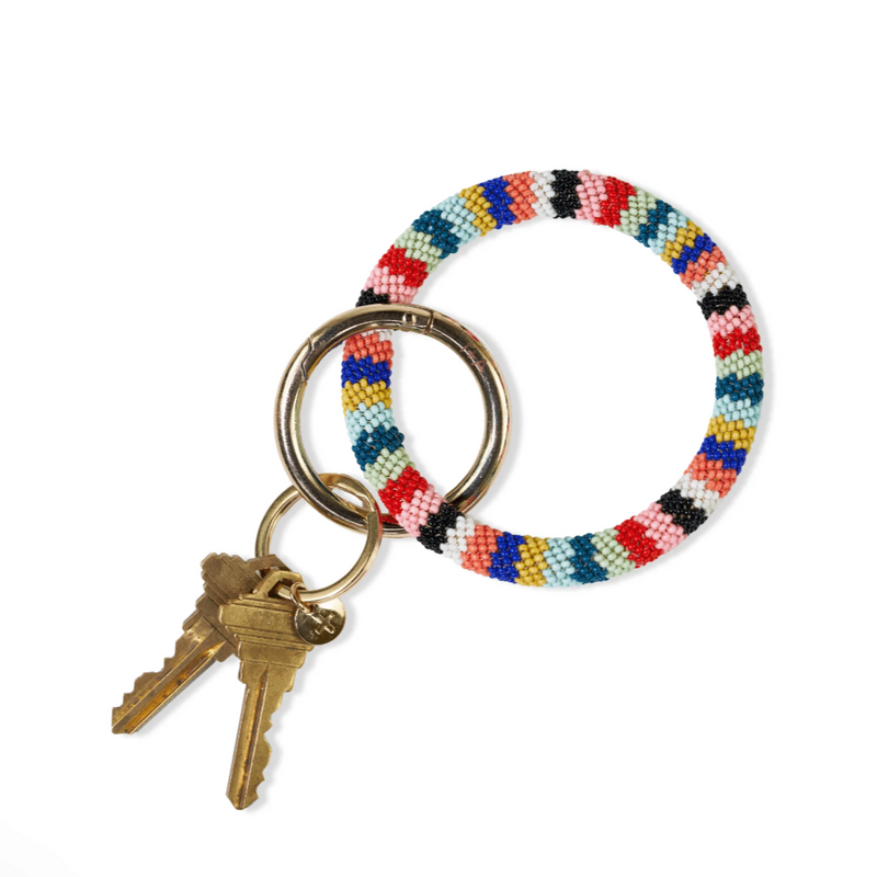 Bright Multicolor Key Ring