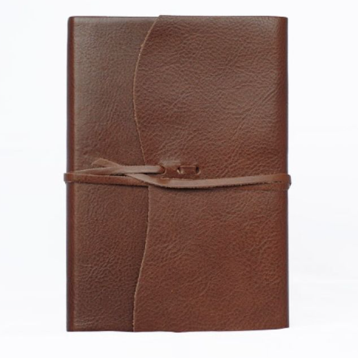 Medium Brown Leather Journal