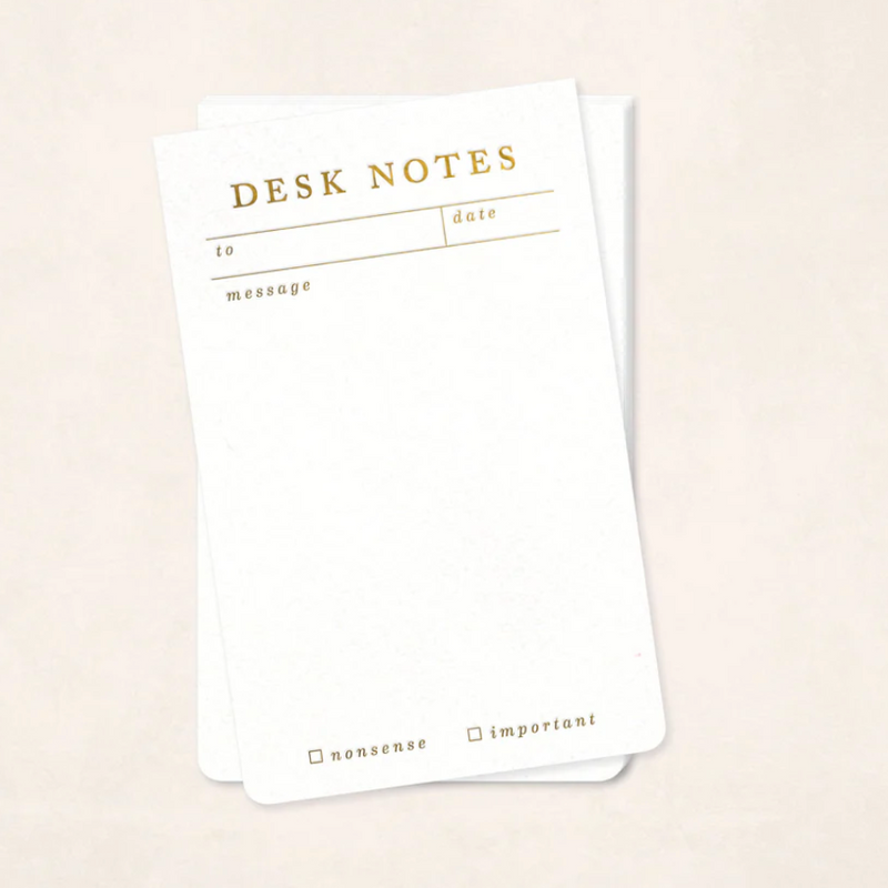 Desk Notes Notepad