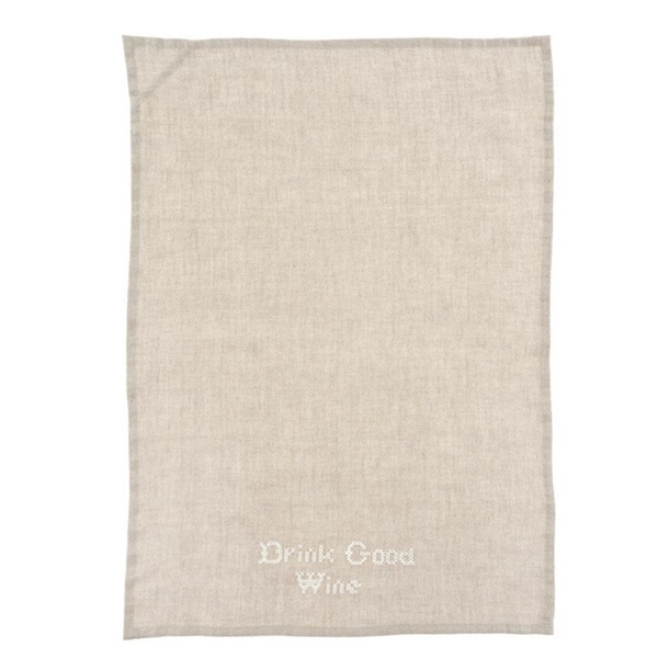 Good Wine Linen Towel