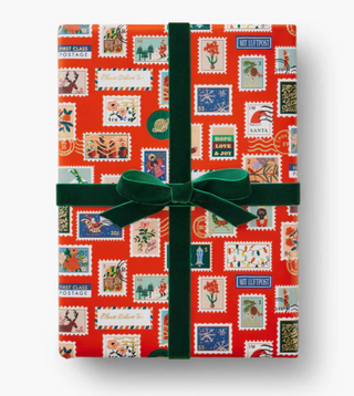 Holiday Stamps Wrapping Roll