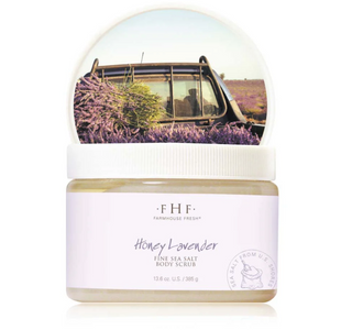 Honey Lavender Fine Sea Salt Body Scrub