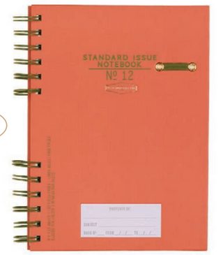 Standard Issue Notebook No.12 - Army Green + Chili