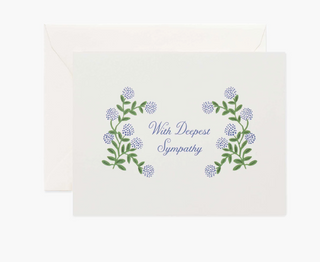 Hydrangea Sympathy Card