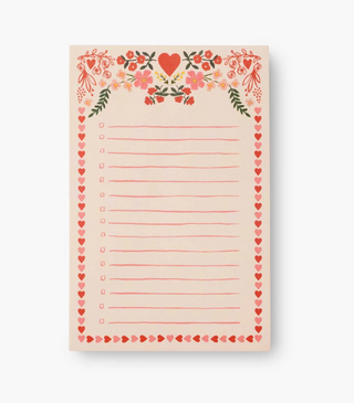 Juliet Checklist Notepad