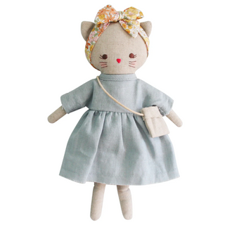 Mini Lilly Kitty Grey Linen