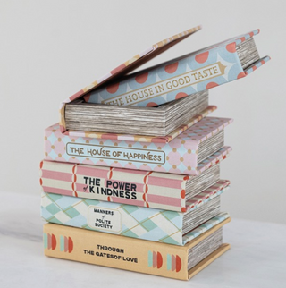 "Manners of Polite Society" - Canvas Book Storage Box