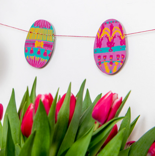 Easter Egg Sewn Garland