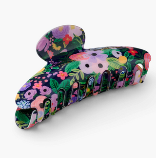 Purple Garden Claw Clip