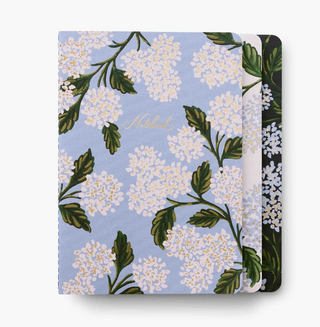 Hydrangea Stitched Notebook Set