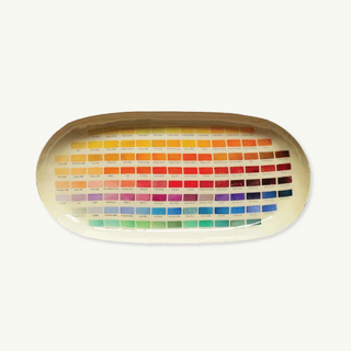 Nomenclature of Colors Enamel Tray