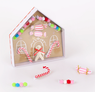 Gingerbread House Hair Clips