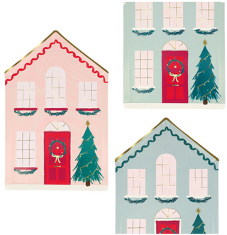 Festive House Plates