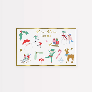 Mixed Icon Christmas Temporary Tattoos