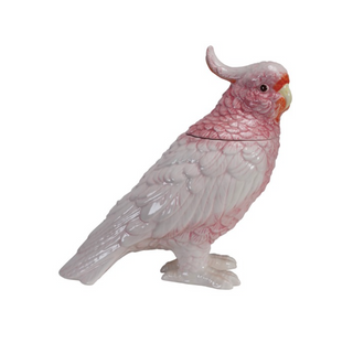 Ceramic Cockatoo Jar